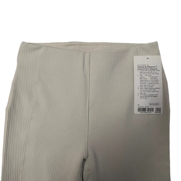 NWT Lululemon Ribbed Softstreme Flared Pant Regular - Picture 6 of 8